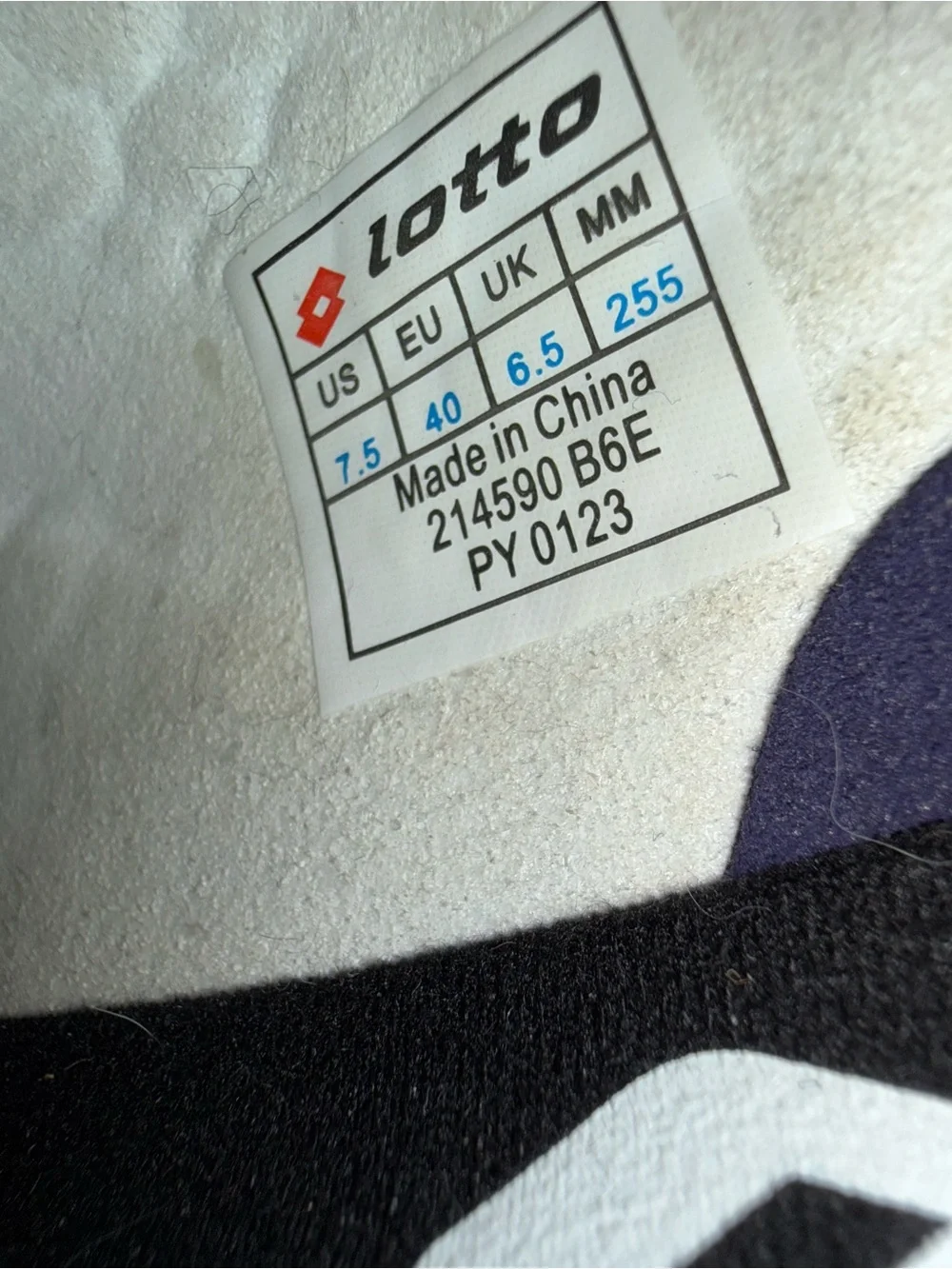 Lotto Maestro 100 IV FG soccer cleats in white with blue and pink details. -nwt